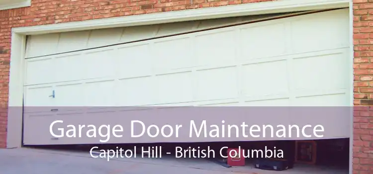 Garage Door Maintenance Capitol Hill - British Columbia
