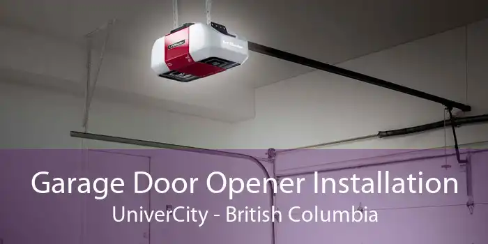 Garage Door Opener Installation UniverCity - British Columbia