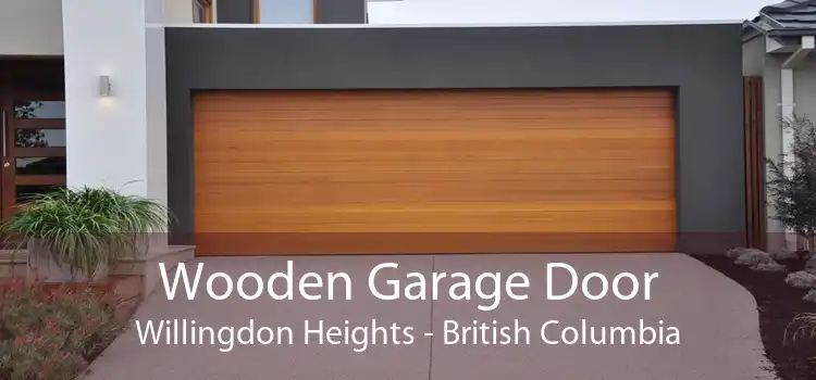 Wooden Garage Door Willingdon Heights - British Columbia